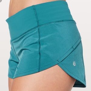Lululemon Speed Up 2” Shorts Pacific Teal